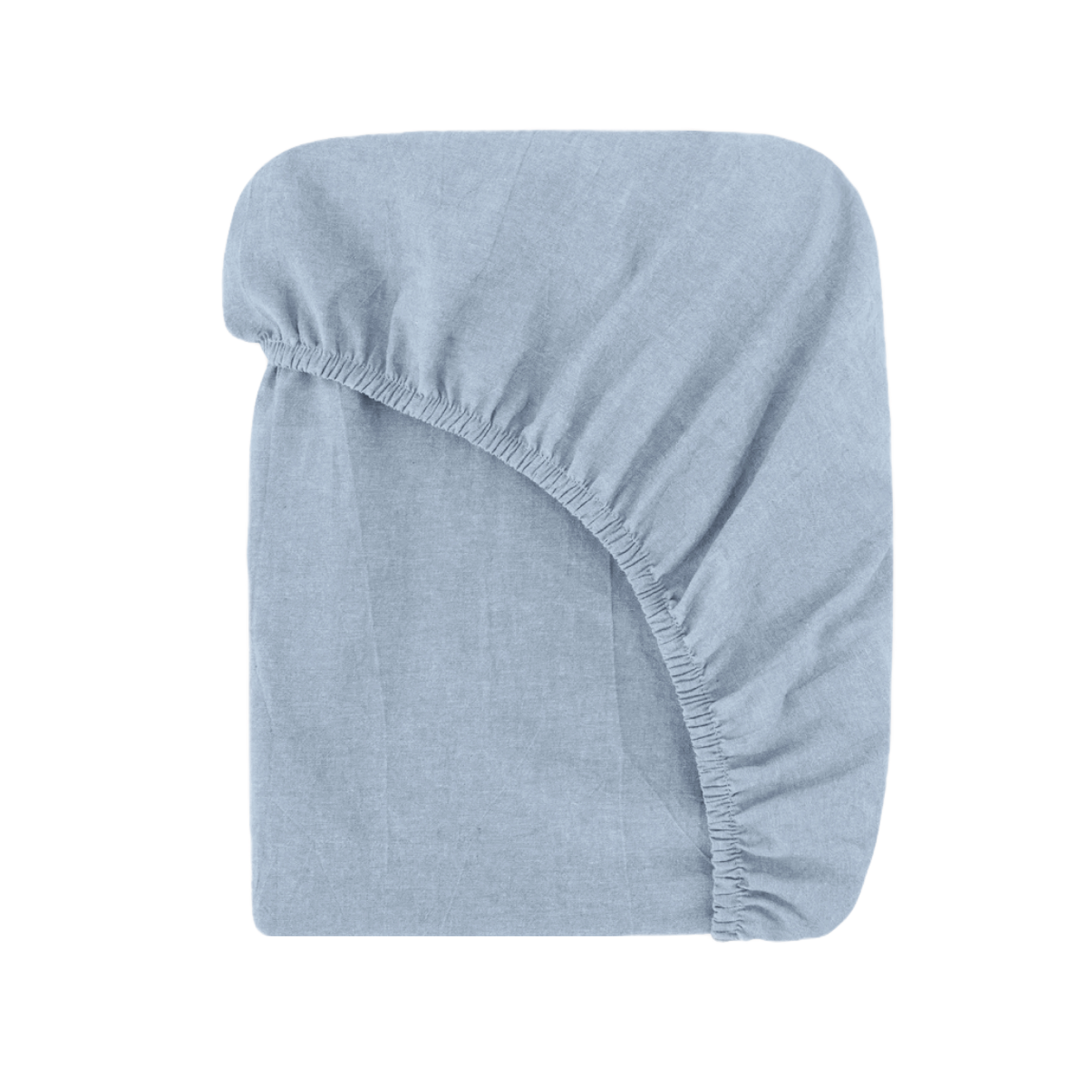 Простыня Melange Blue-gray 90x200x30 на резинке 4400₽