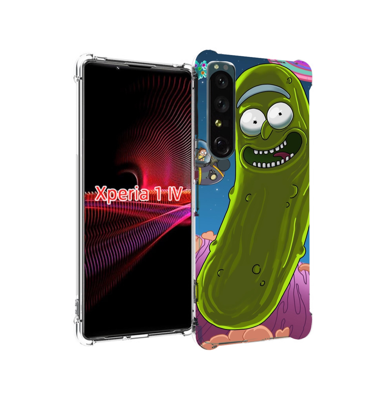 

Чехол накладка MyPads Рик огурец для Sony Xperia 1 IV, Прозрачный, Tocco
