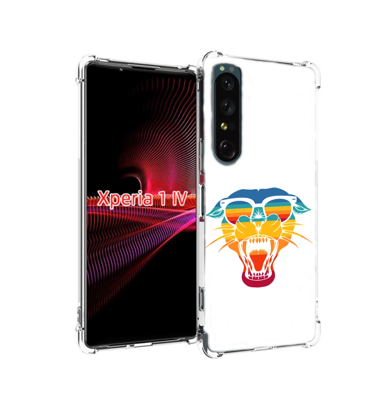 

Чехол накладка MyPads Радужная-пантера для Sony Xperia 1 IV, Прозрачный, Tocco