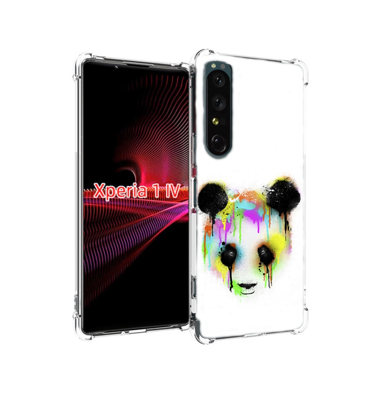 

Чехол накладка MyPads Радужная панда для Sony Xperia 1 IV, Прозрачный, Tocco