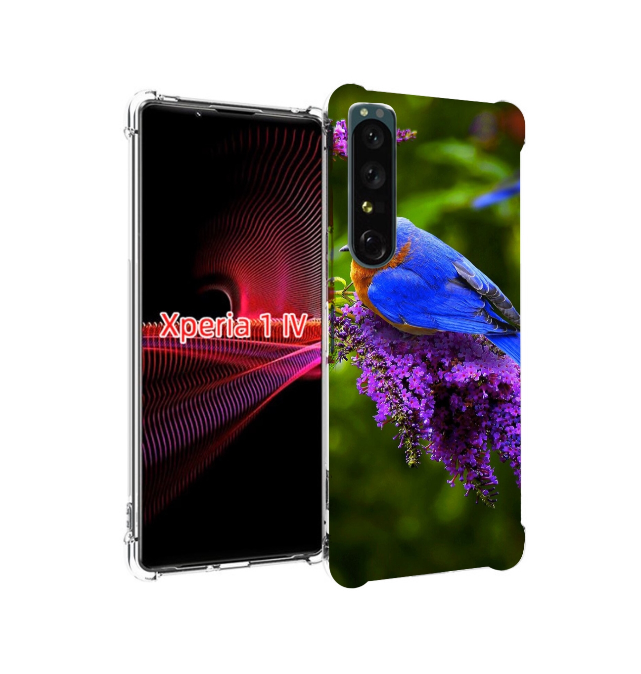 

Чехол накладка MyPads Птица-сиреневая для Sony Xperia 1 IV, Прозрачный, Tocco