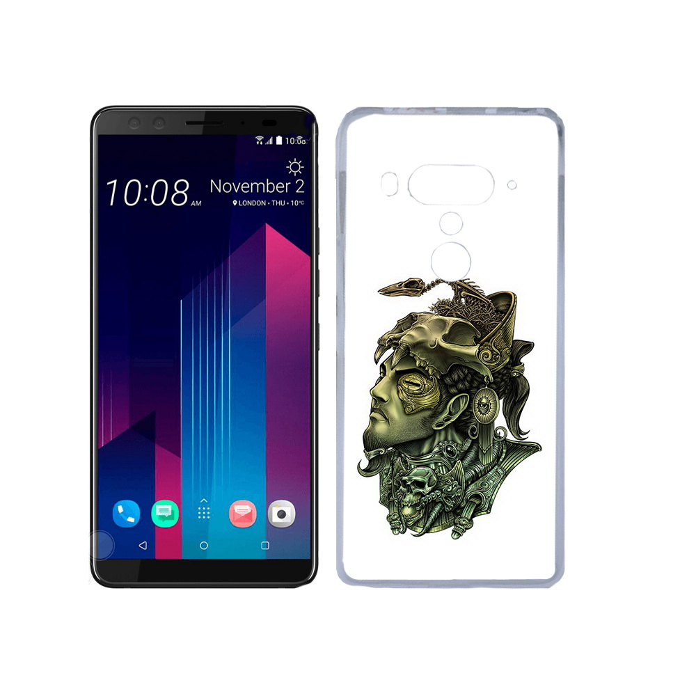

Чехол MyPads Tocco для HTC U12+ бронзовый воин, Прозрачный, Tocco