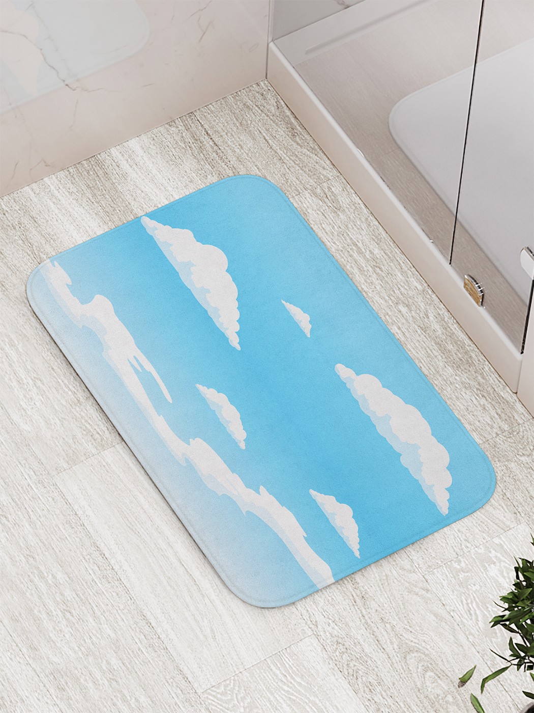 

Коврик противоскользящий для ванной, сауны, бассейна, 77х52 см bath_82276 JoyArty