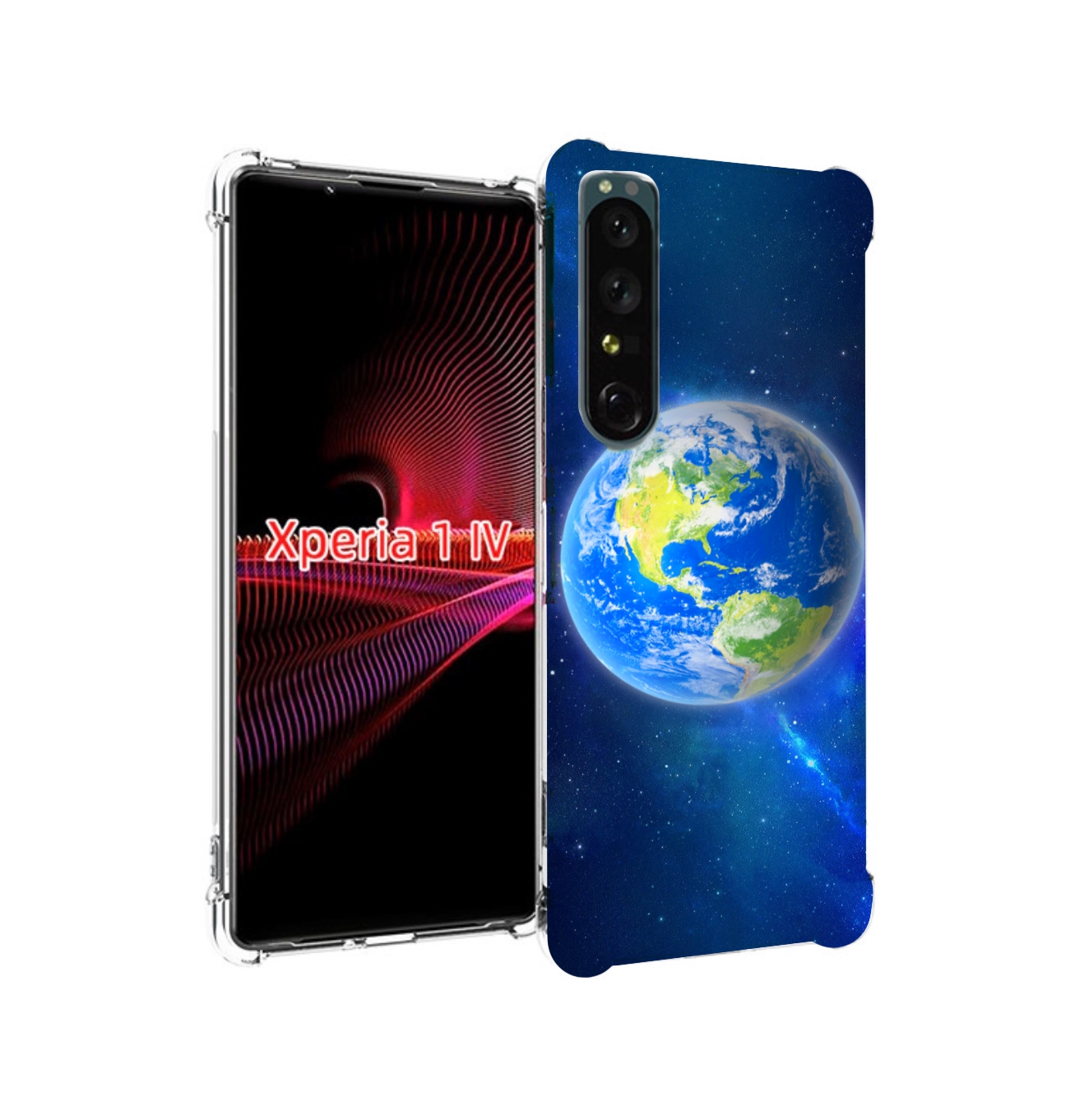 

Чехол накладка MyPads Планета-Земля для Sony Xperia 1 IV, Прозрачный, Tocco