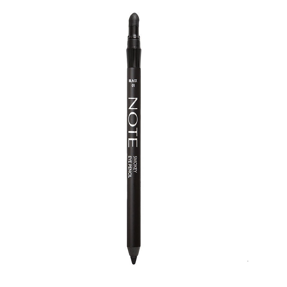 Карандаш для глаз для создания эффекта смоуки NOTE COSMETICS 01 SMOKEY EYE PENCIL 1,2 г карандаш для глаз для создания эффекта смоуки note cosmetics 01 smokey eye pencil 1 2 г