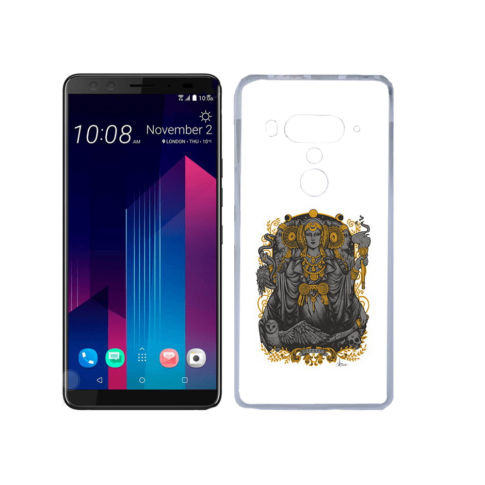 

Чехол MyPads Tocco для HTC U12+ божество с золотыми элементами, Прозрачный, Tocco