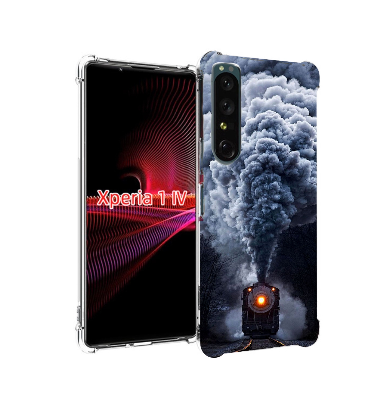 

Чехол накладка MyPads Паровоз для Sony Xperia 1 IV, Прозрачный, Tocco