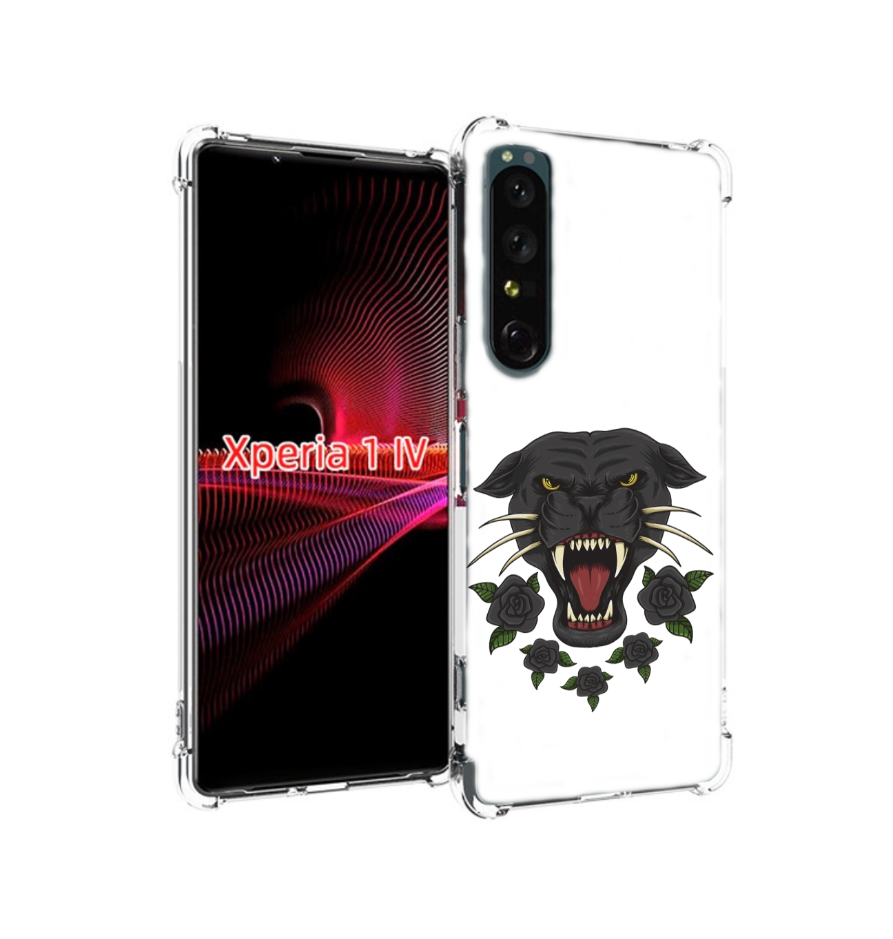 

Чехол накладка MyPads Пантера для Sony Xperia 1 IV, Прозрачный, Tocco