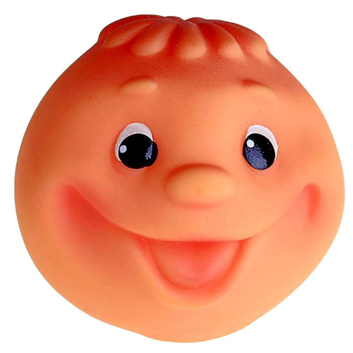 

Резиновая игрушка Огонек Колобок 493340, Оранжевый