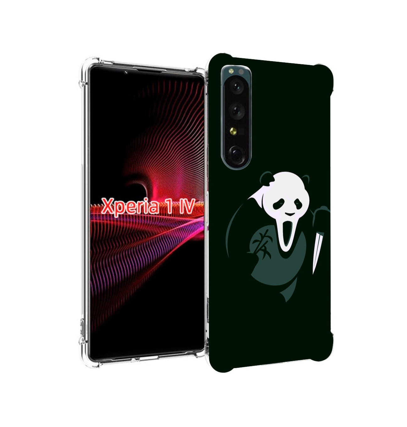 

Чехол накладка MyPads Панда-крик для Sony Xperia 1 IV, Прозрачный, Tocco