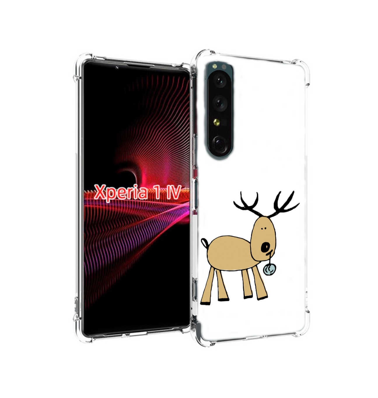 

Чехол накладка MyPads Олень с шариком для Sony Xperia 1 IV, Прозрачный, Tocco