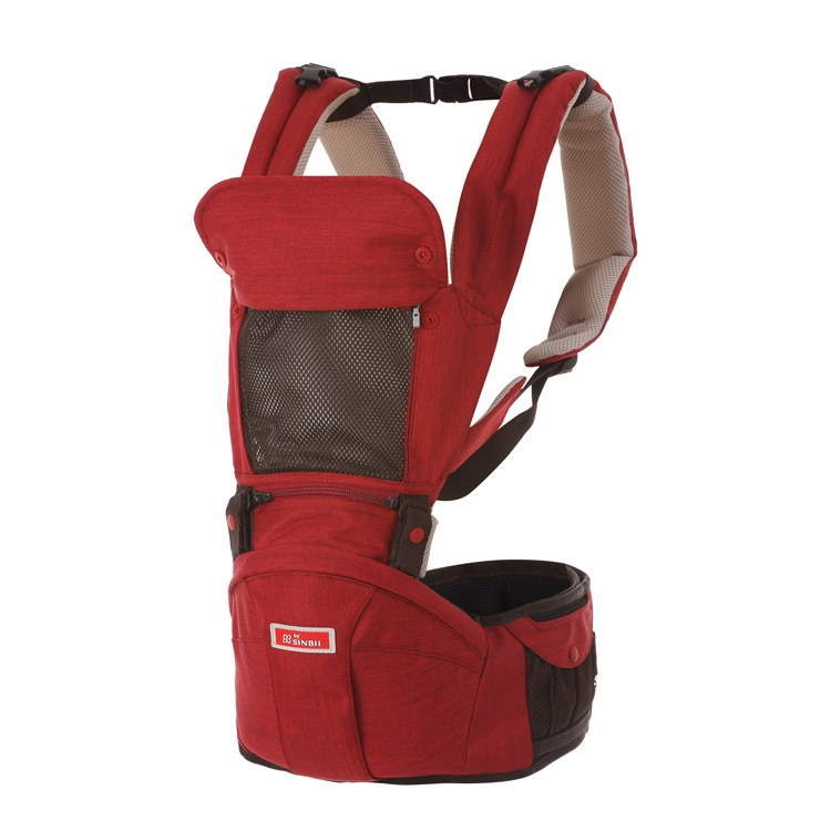 Хипсит-рюкзак Sinbii Premium Hipseat S-Fit Set S508/красный