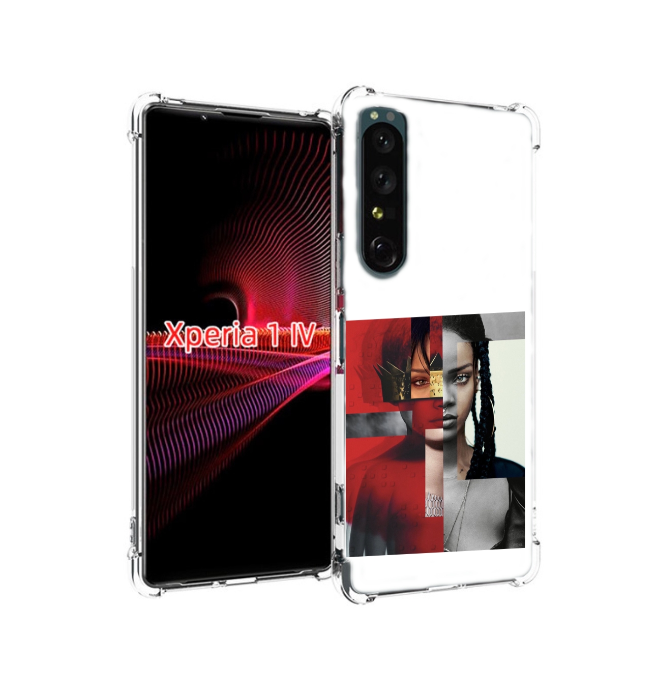 

Чехол накладка MyPads Обложка-Рианна для Sony Xperia 1 IV, Прозрачный, Tocco