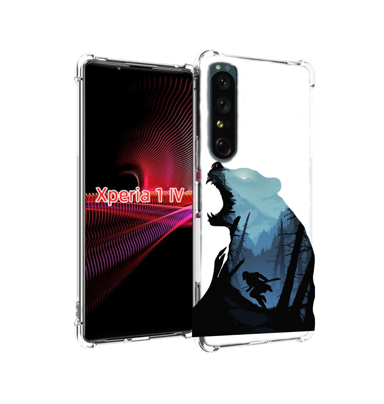 

Чехол накладка MyPads Ночной-медведь для Sony Xperia 1 IV, Прозрачный, Tocco