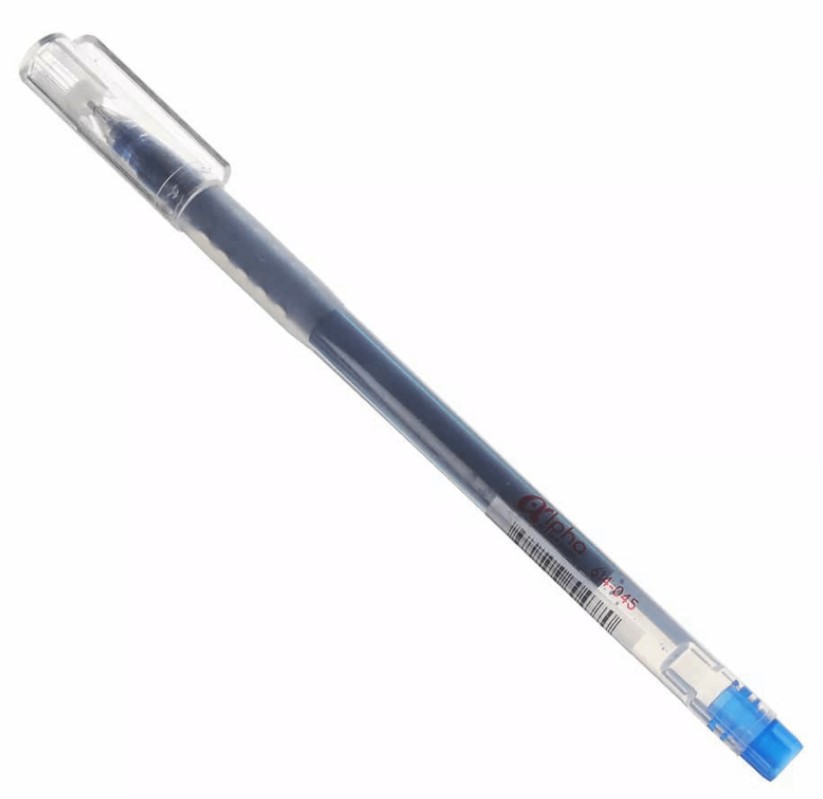 Ручка гелевая ClipStudio Alpha, синяя, 0,5 мм, 1 шт.