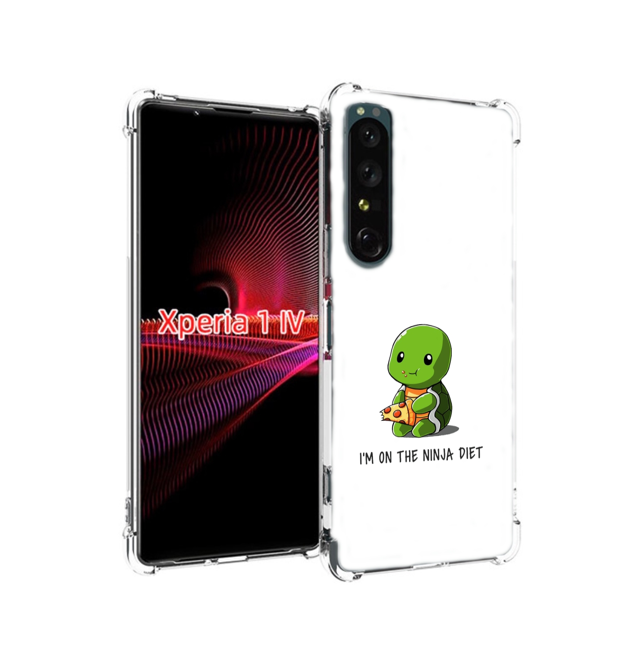 

Чехол накладка MyPads Ниндзя-диета для Sony Xperia 1 IV, Прозрачный, Tocco