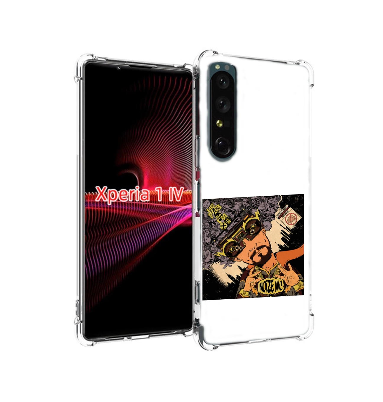 

Чехол накладка MyPads Неразбериха Noize MC для Sony Xperia 1 IV, Прозрачный, Tocco