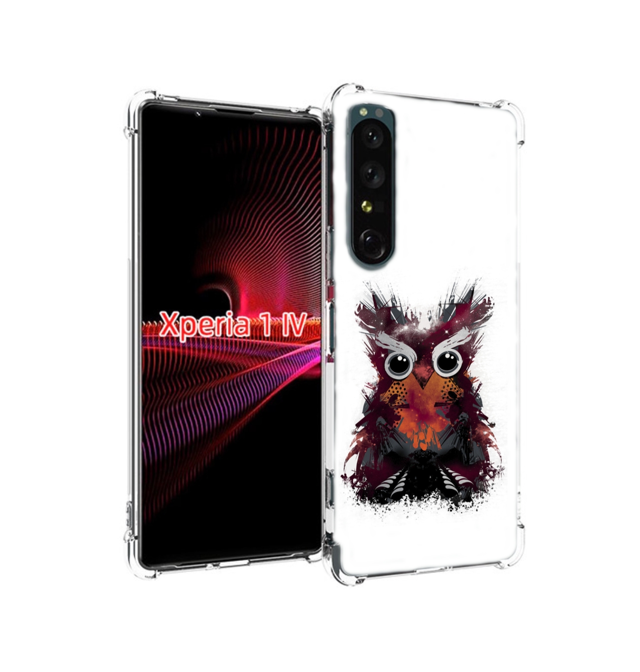 

Чехол накладка MyPads Необычная сова для Sony Xperia 1 IV, Прозрачный, Tocco