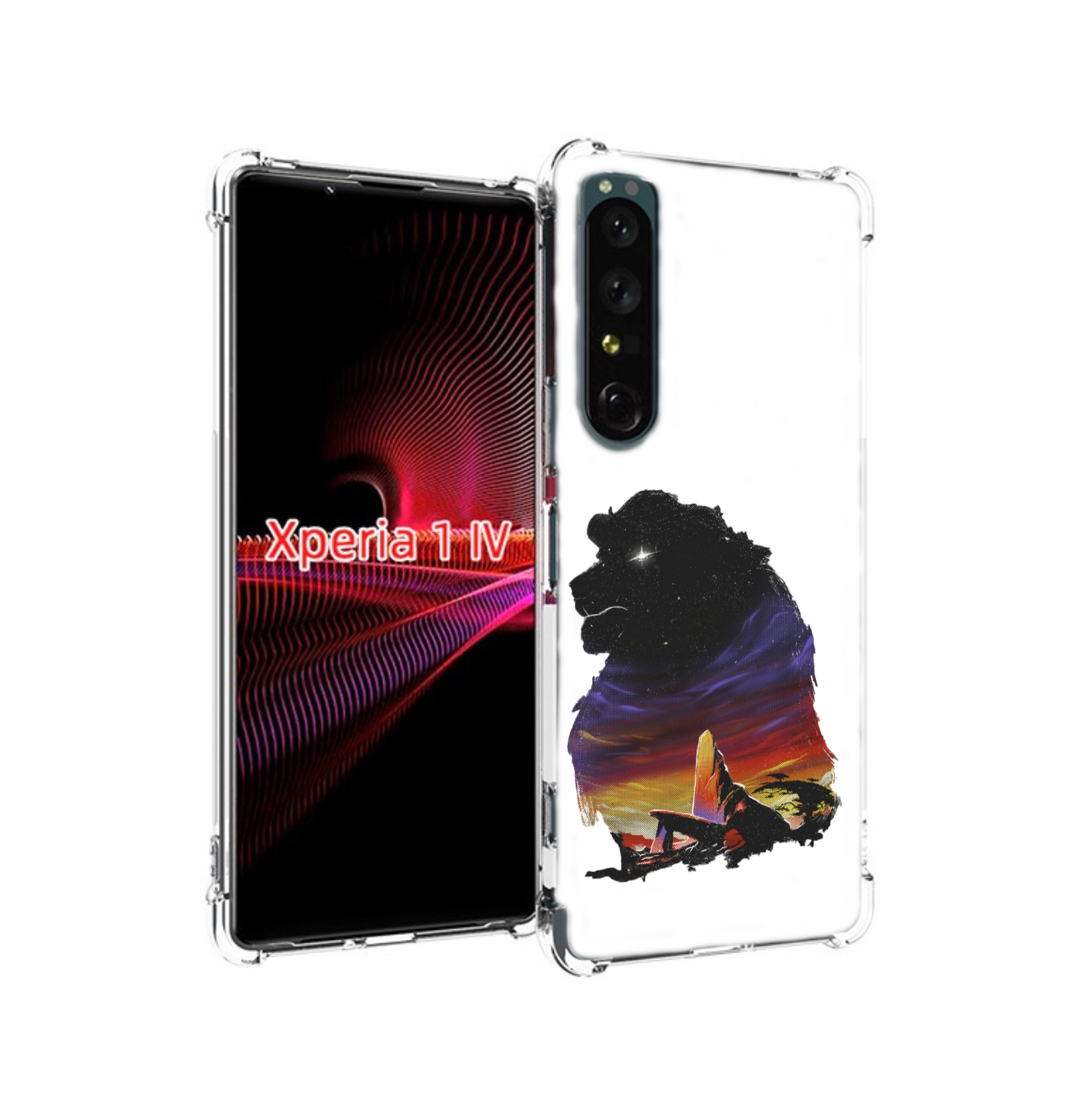 

Чехол накладка MyPads Муфаса для Sony Xperia 1 IV, Прозрачный, Tocco