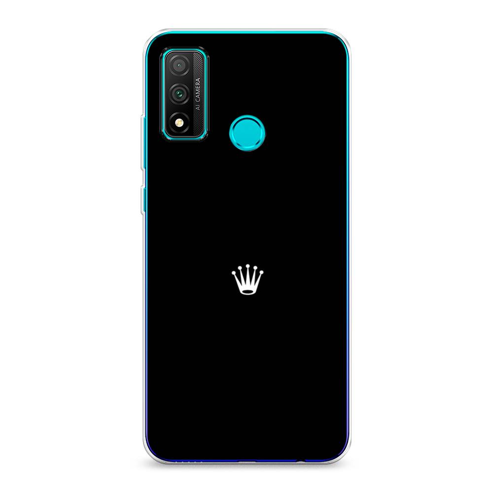 фото Чехол awog "белая корона для черном фоне" для huawei p smart 2020