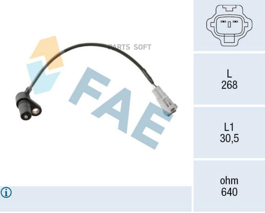 

Датчик Положения Коленвала Psa FAE арт. 79538