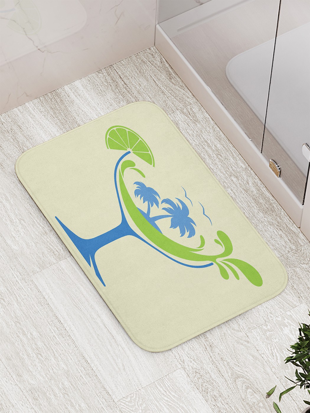 

Коврик противоскользящий для ванной, сауны, бассейна, 77х52 см bath_82071 JoyArty