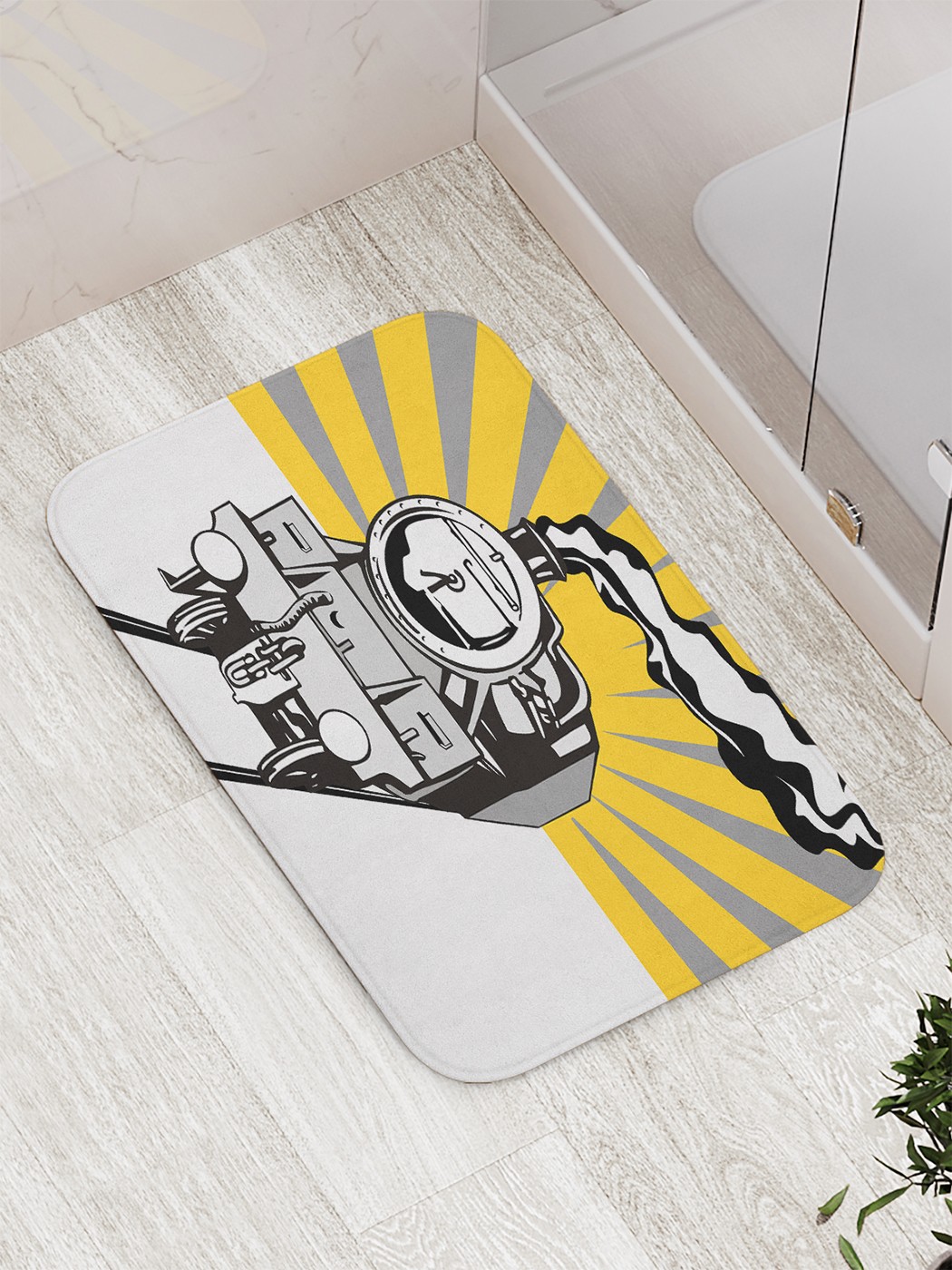 

Коврик противоскользящий для ванной, сауны, бассейна, 77х52 см bath_81985 JoyArty