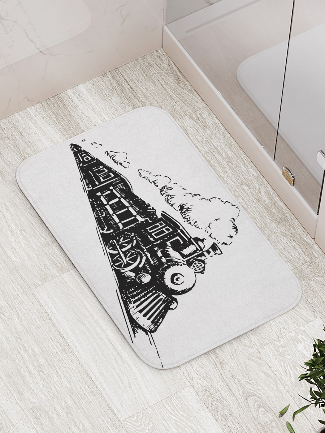 

Коврик противоскользящий для ванной, сауны, бассейна, 77х52 см bath_81984 JoyArty