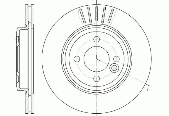 

6624.10_диск тормозной передний! Rover Mini One/Cooper 1.6/1.4D 01>