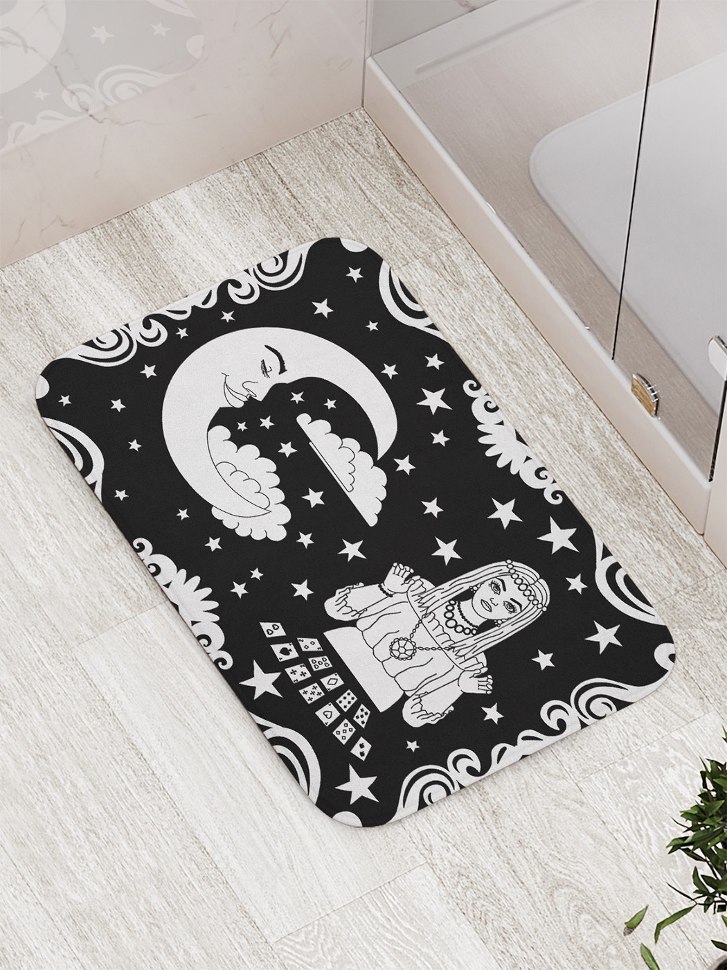 

Коврик противоскользящий для ванной, сауны, бассейна, 77х52 см bath_81971 JoyArty