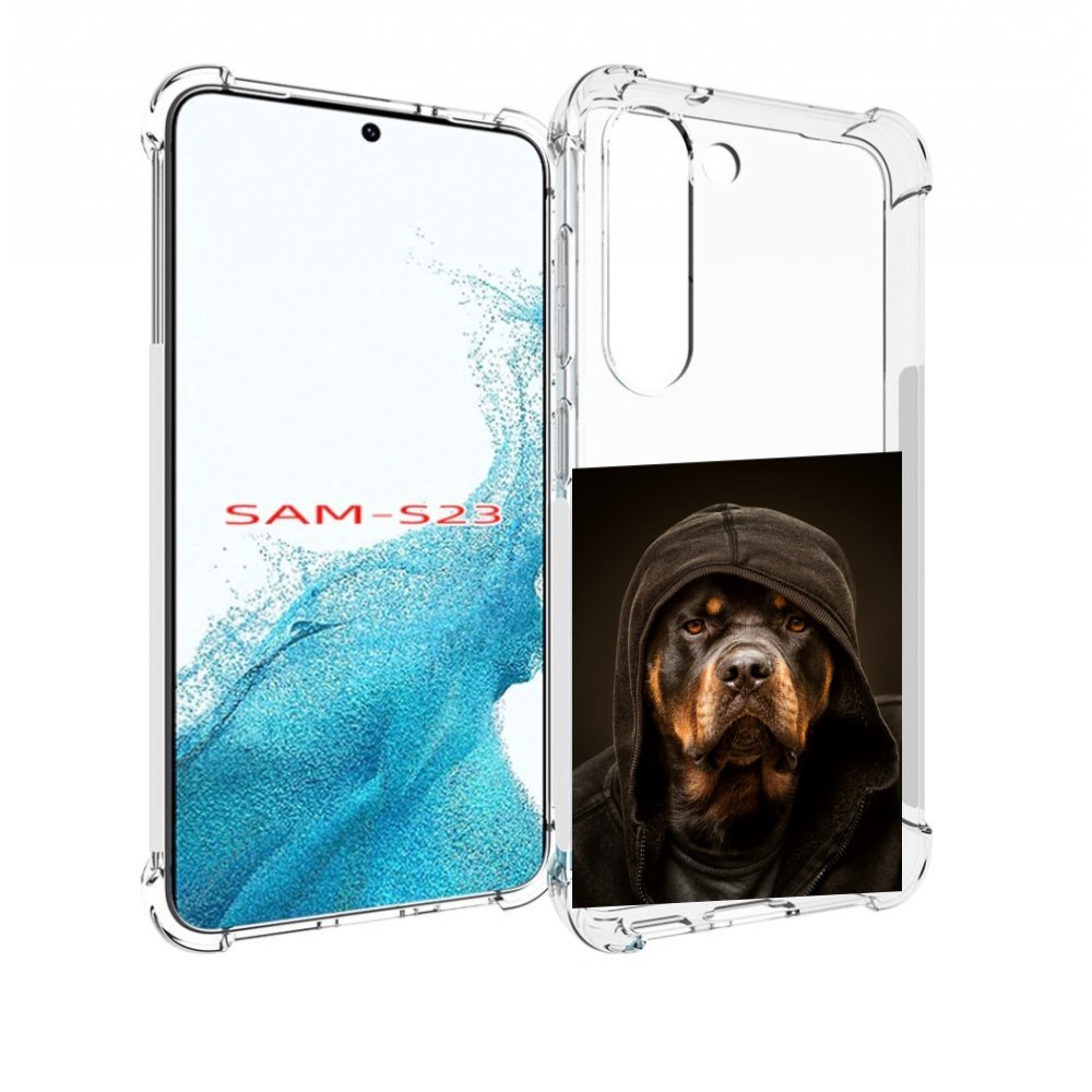 

Чехол MyPads Пес-барбос для Samsung Galaxy S23, Прозрачный, Tocco