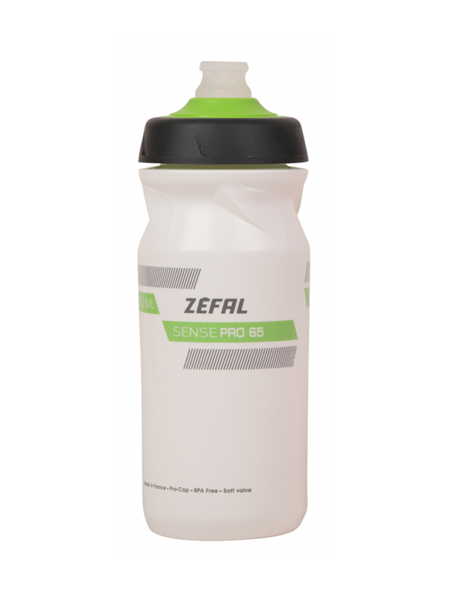 фото Фляга zefal sense pro 65 bottle white/green/black