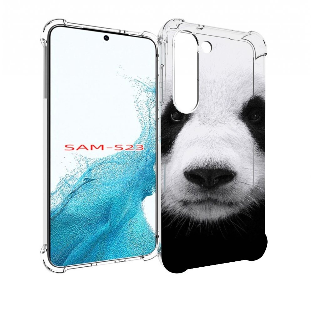 

Чехол MyPads Панда-портрет для Samsung Galaxy S23, Прозрачный, Tocco
