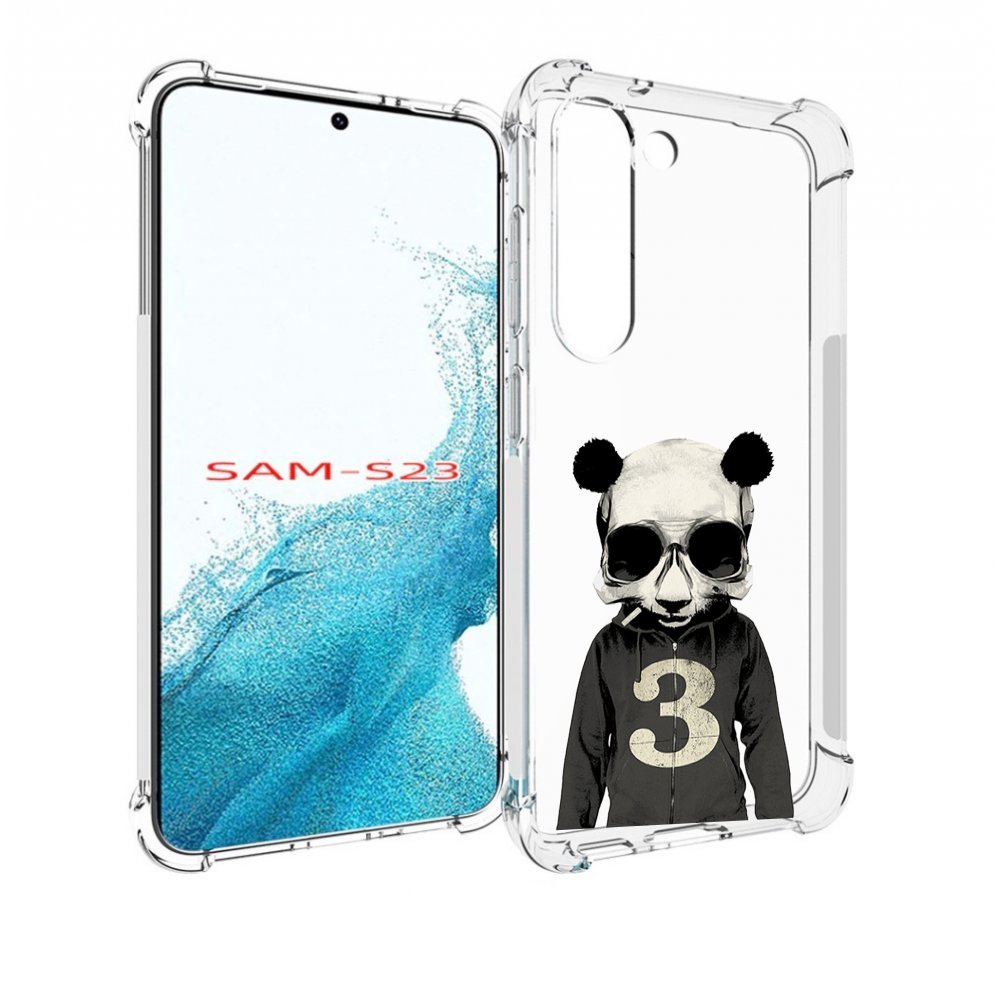 

Чехол MyPads Панда-в-костюме для Samsung Galaxy S23, Прозрачный, Tocco