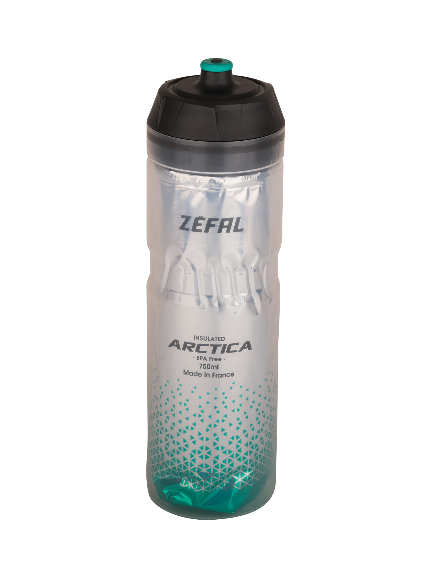 

Фляга Zefal Arctica 75 Bottle Silver/Caraibean Green, Arctica 75 Bottle