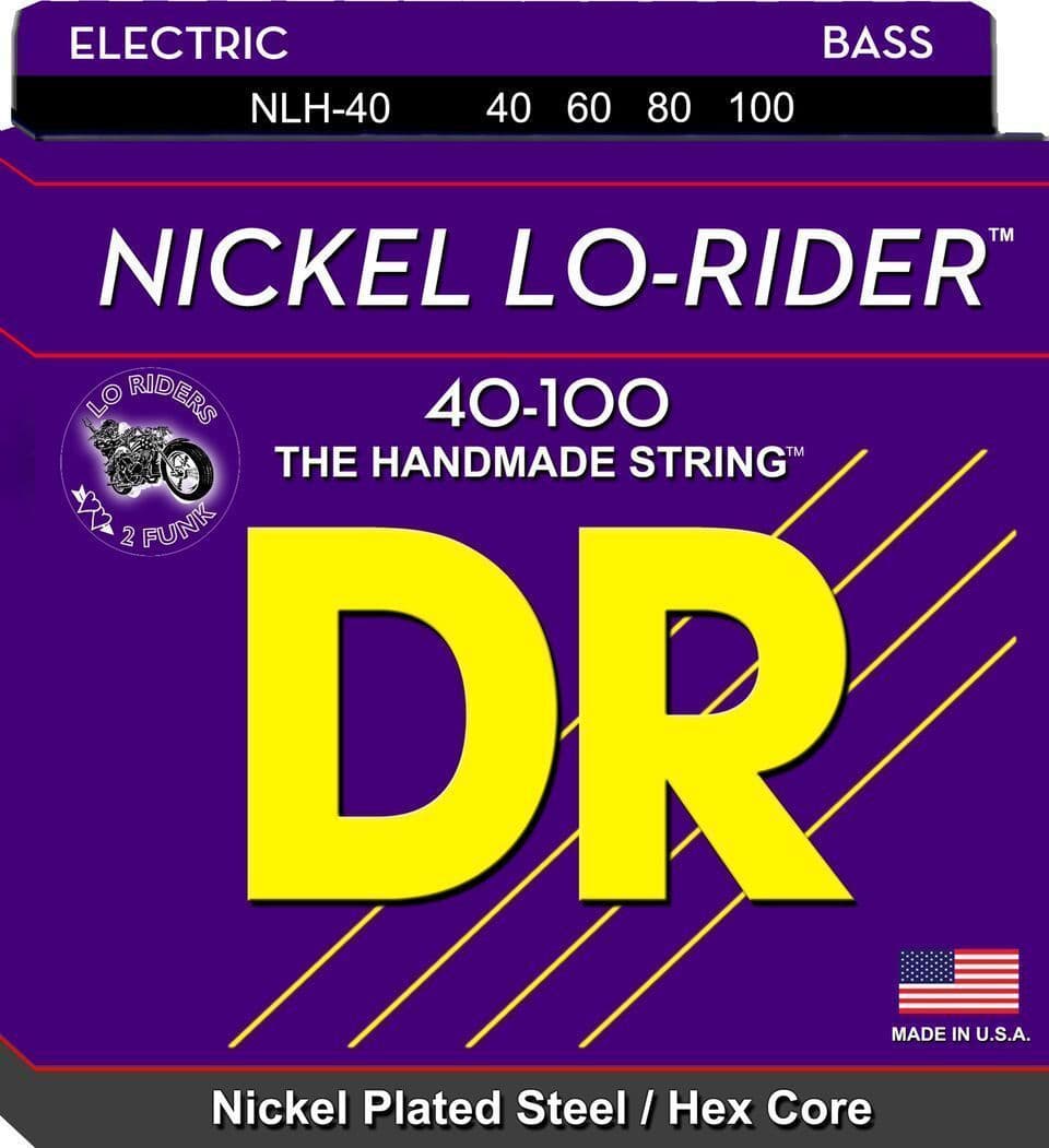 

DR NLH-40 NICKEL LO-RIDER Струны для бас-гитары