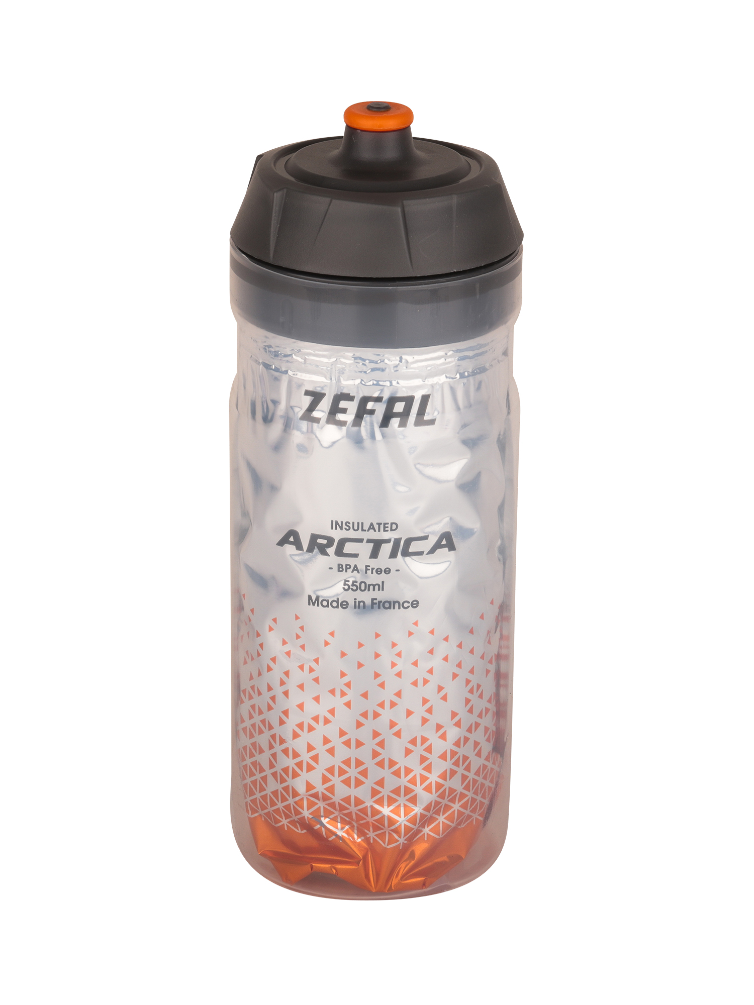 фото Фляга zefal arctica 55 bottle silver/orange