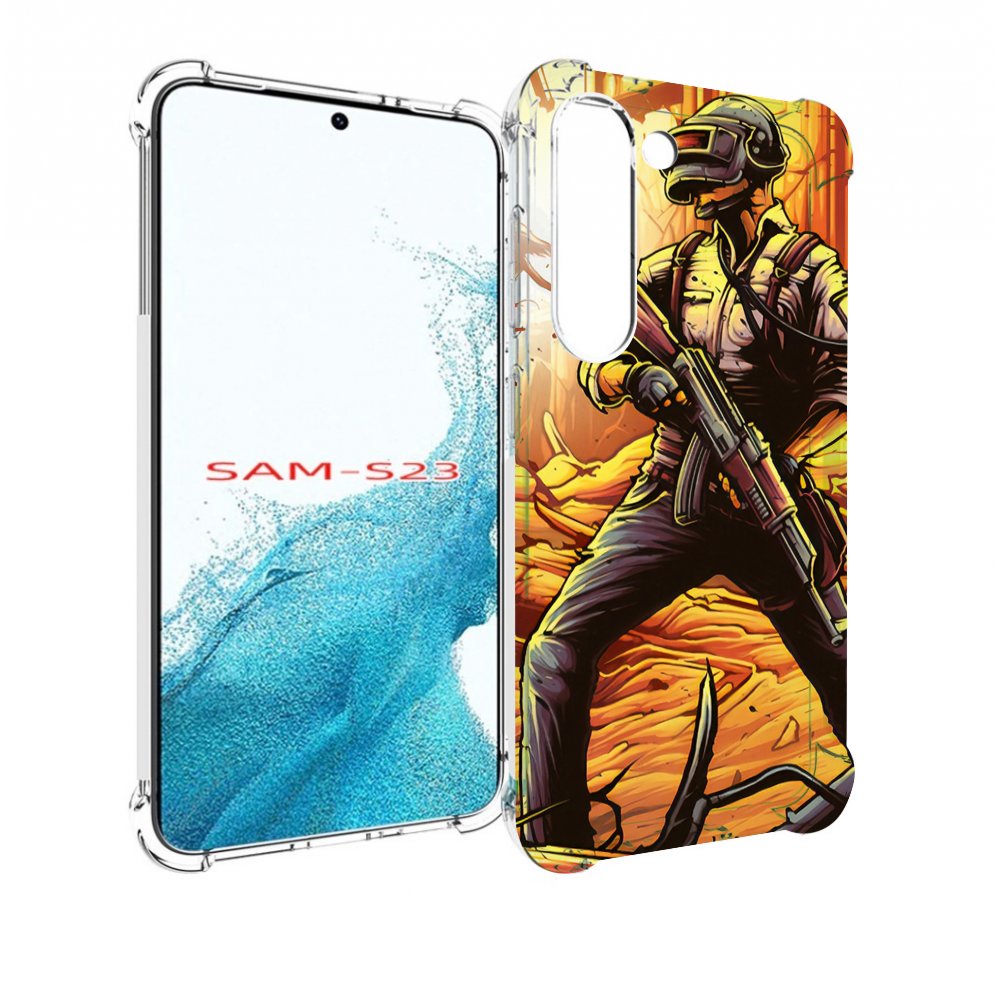 

Чехол MyPads Пабг для Samsung Galaxy S23, Прозрачный, Tocco