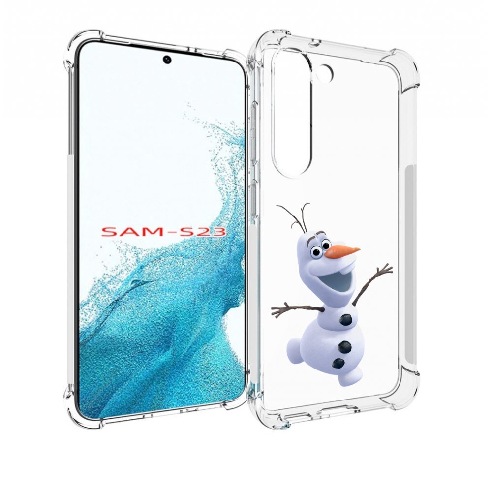 Чехол MyPads Олаф-холодное-сердце для Samsung Galaxy S23