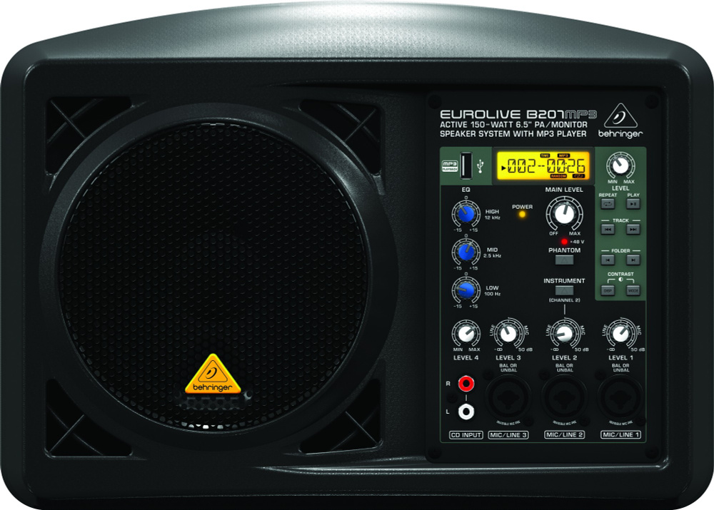 

Активная акустическая система Behringer B207MP3, B207MP3