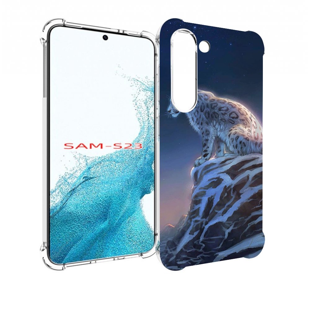 

Чехол MyPads Одинокий-Барс для Samsung Galaxy S23, Прозрачный, Tocco