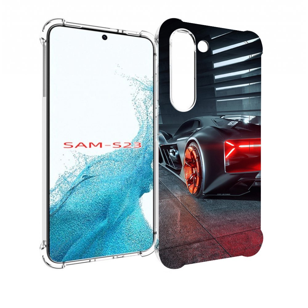 

Чехол MyPads Ночной-город мужской для Samsung Galaxy S23, Прозрачный, Tocco