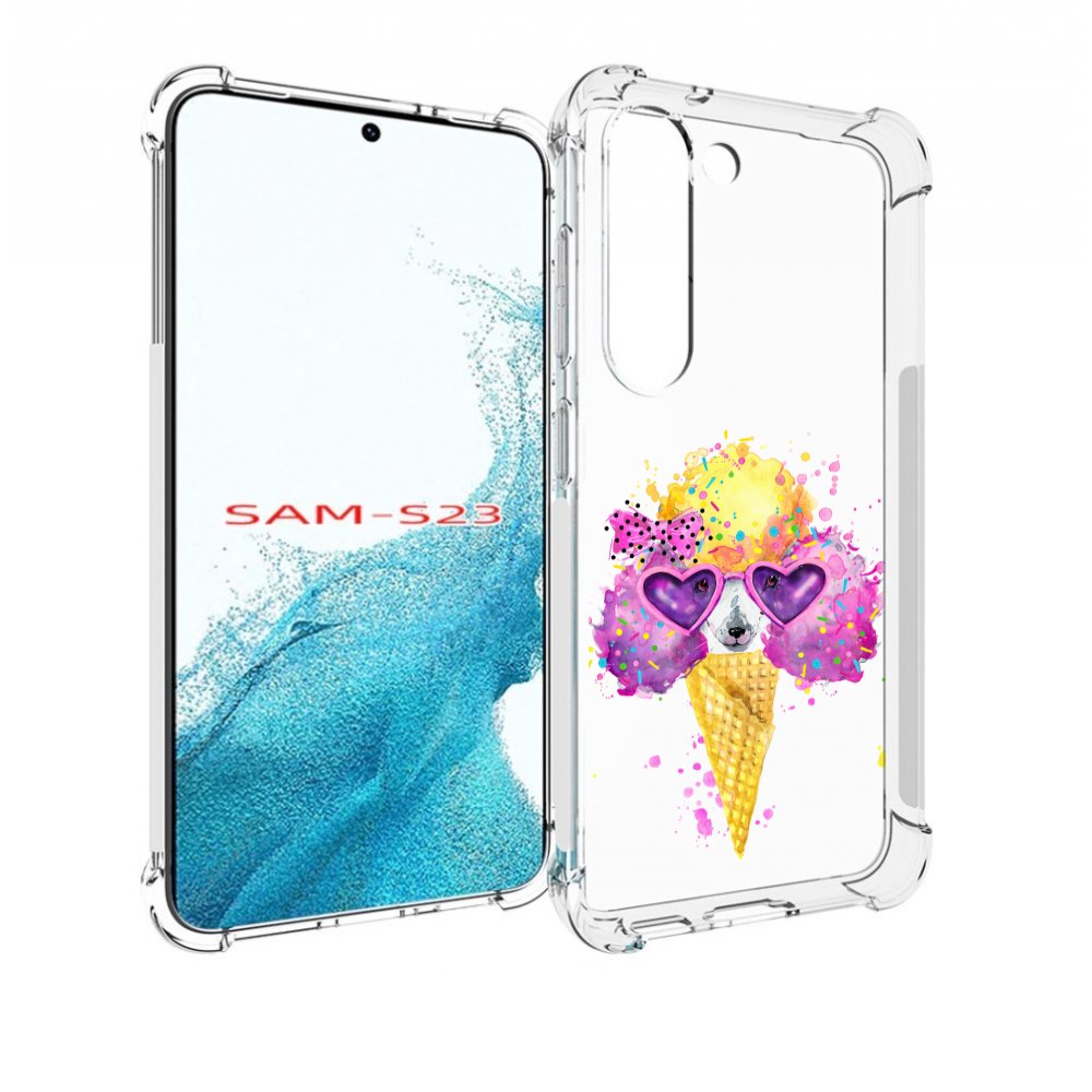 

Чехол MyPads Рожок для Samsung Galaxy S23, Прозрачный, Tocco