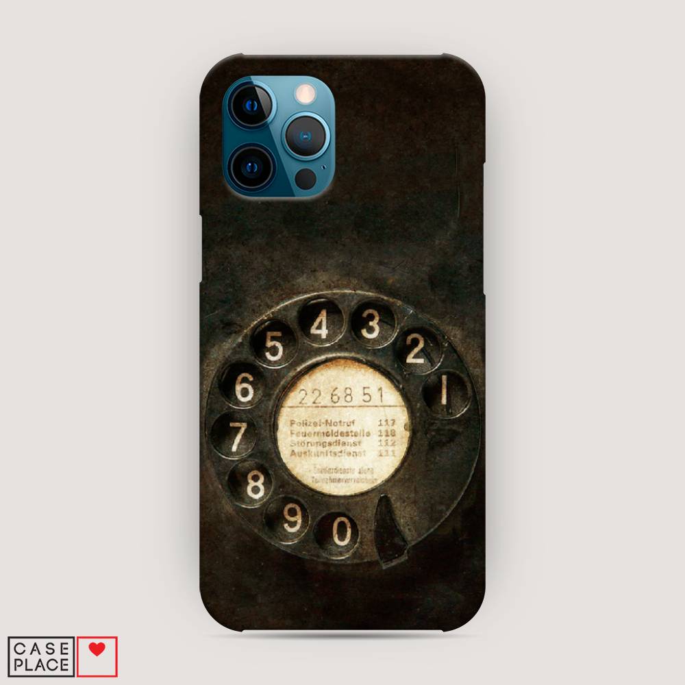 

Пластиковый чехол "Старинный телефон" на Apple iPhone 12 Pro Max, 12720-4