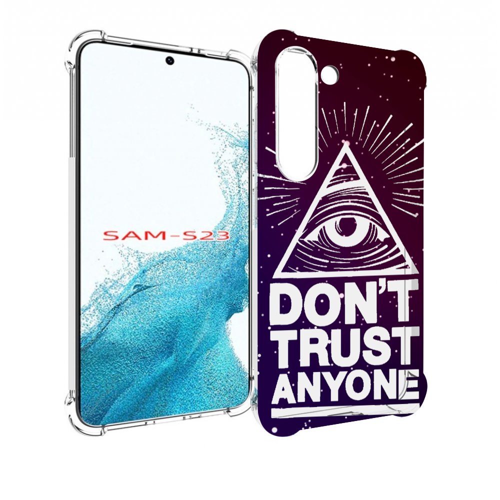 

Чехол MyPads Не-доверяй для Samsung Galaxy S23, Прозрачный, Tocco