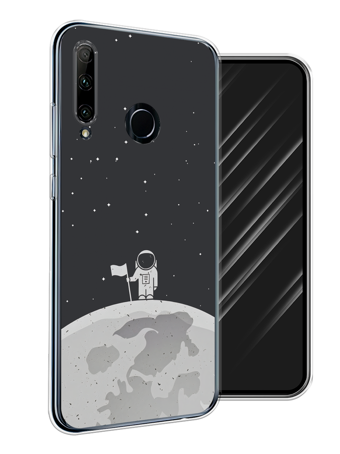 

Чехол Awog на Huawei P Smart Plus 2019 "Анонимус", Черный;серый;белый, 69250-5