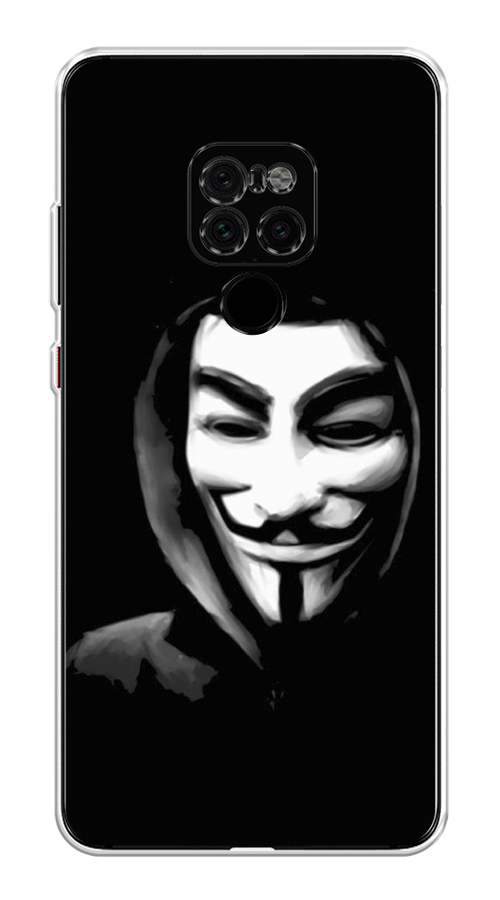 

Чехол Awog на Huawei Mate 20 "Анонимус", Черный;серый;белый, 66850-5