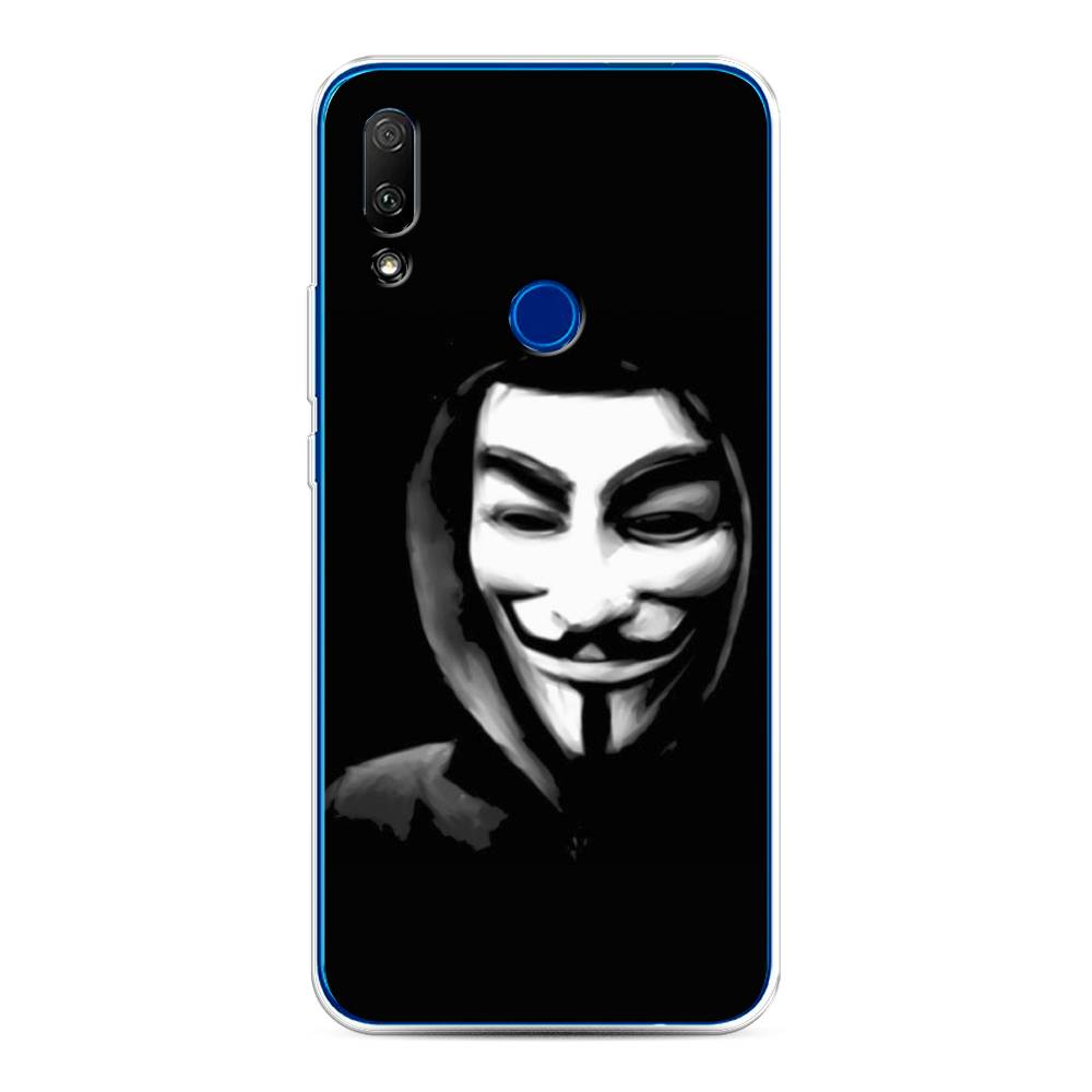 

Чехол Awog на Honor 9X "Анонимус", Черный;серый;белый, 69950-5