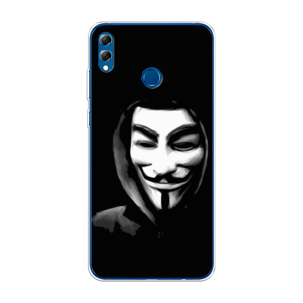 

Чехол Awog на Honor 8X Max "Анонимус", Черный;серый;белый, 66550-5