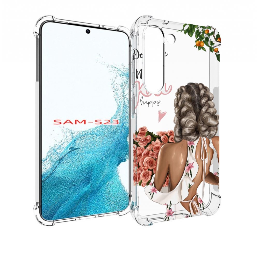 

Чехол MyPads Мелочи-делают-тебя-счастливой для Samsung Galaxy S23, Прозрачный, Tocco